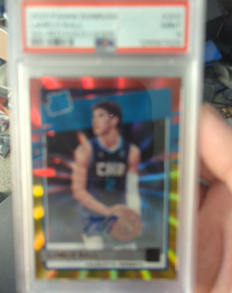 2020-21 Donruss #202 LaMelo Ball Orange Laser Rated Rookie — front