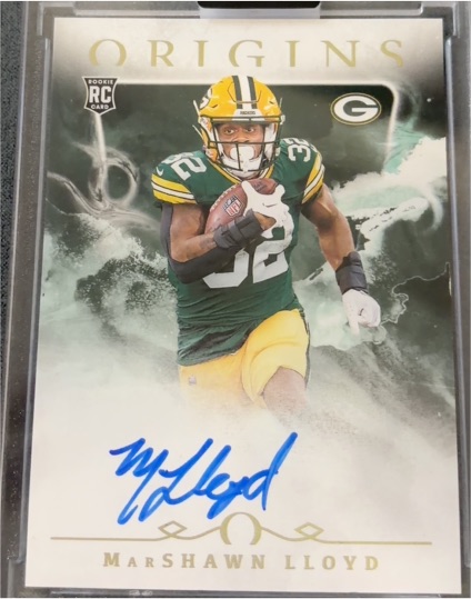 2024 Panini Origins #RAU-MLL Marshawn Lloyd Rookie Autograph — front