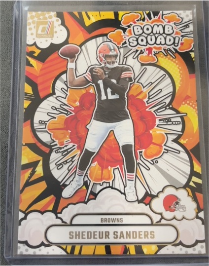 2025 Panini Donruss Bomb Squad #BS-SSS Shedeur Sanders — front