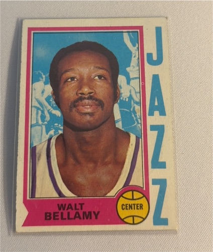 1974-75 Topps #65 Walt Bellamy — front