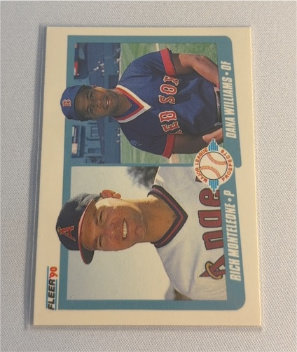 1990 Fleer #648 Rich Monteleone / Dana Williams — front