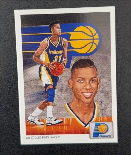 1991-92 Upper Deck #90 Reggie Miller Indiana Pacers — front