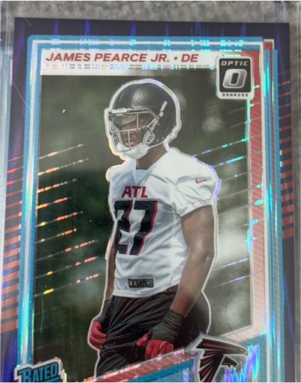 2025 Panini Donruss Optic #240 James Pearce Jr. — front