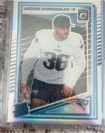 2025 Donruss Optic #287 Andres Borregales Rated Rookie — front