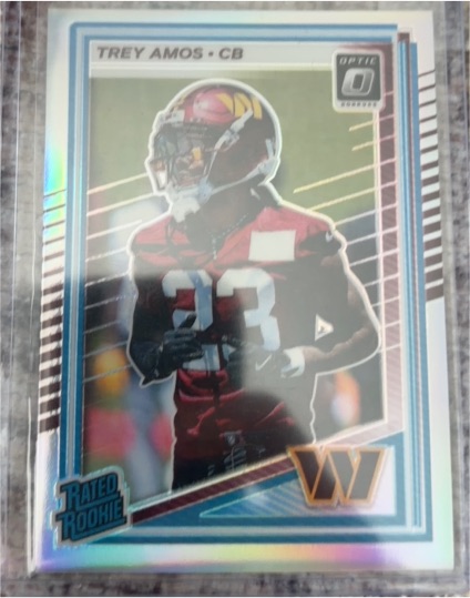 2025 Panini Donruss Optic #267 Trey Amos — front