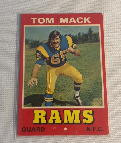 1974 Wonder Bread #15 Tom Mack — front