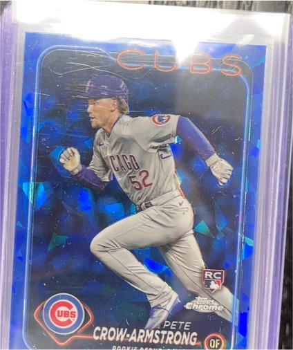 2024 Topps Chrome Sapphire #45 Pete Crow-Armstrong — front