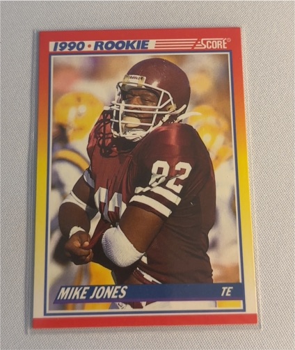 1990 Score #638 Mike Jones Rookie — front