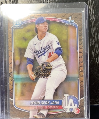 2025 Bowman Chrome #BCP-51 Hyun-Seok Jang — front