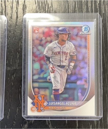2025 Bowman Chrome #83 Luisangel Acuna — front