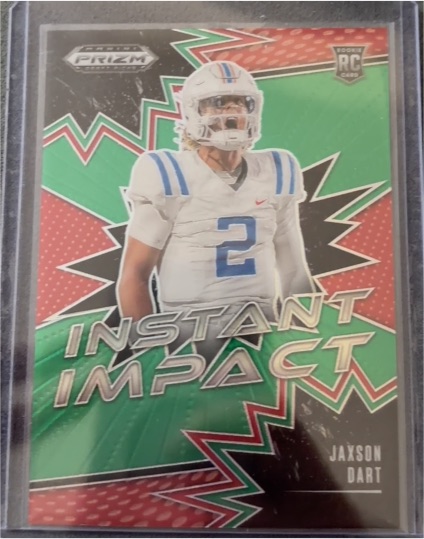 2025 Panini Prizm Draft Picks Instant Impact #II-JDT Jaxson Dart — front