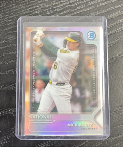 2025 Bowman Chrome #TP-17 Nick Kurtz — front