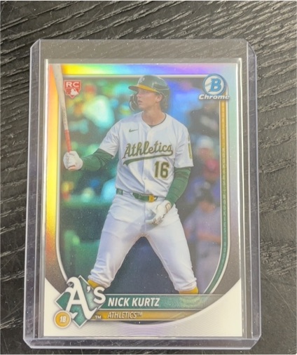 2025 Bowman Chrome #93 Nick Kurtz — front