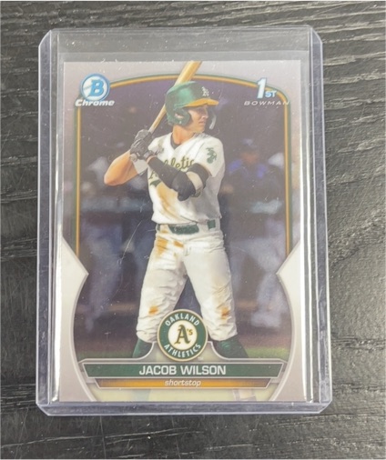 2023 Bowman Chrome Draft #BDC-121 Jacob Wilson — front