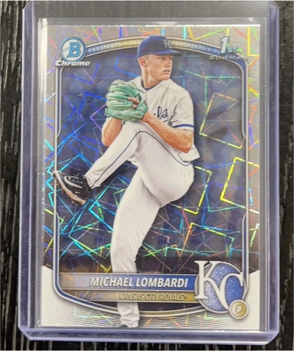 2025 Bowman Draft Chrome #BDC-118 Michael Lombardi — front