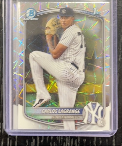 2025 Bowman Chrome #BCP-202 Carlos Lagrange — front