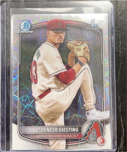 2025 Bowman Chrome #BCP-165 Spencer Giesting — front