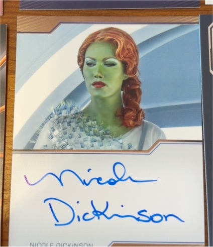 2023 Rittenhouse Star Trek Discovery Season 4 Nicole Dickinson Autograph — front