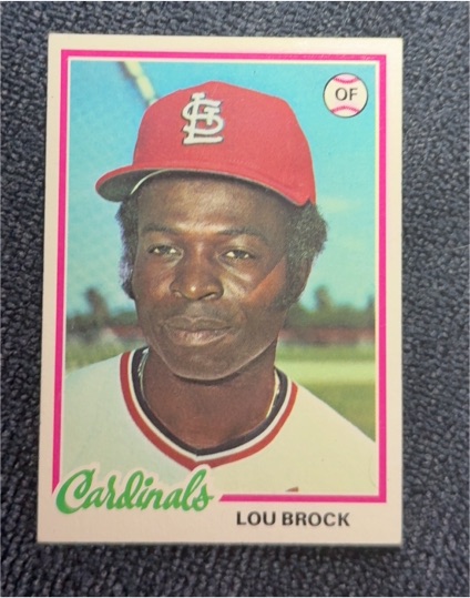 1978 Topps #170 Lou Brock — front
