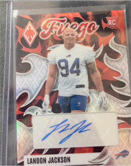 2025 Panini Phoenix Fuego Signatures #FUS-9 Landon Jackson — front