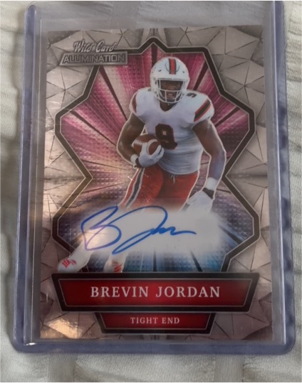 2021 Wild Card Alumination #ABC-A Brevin Jordan — front