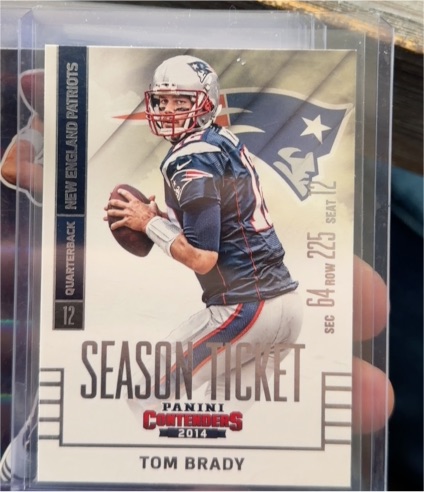 2014 Panini Contenders Season Ticket #67 Tom Brady — front