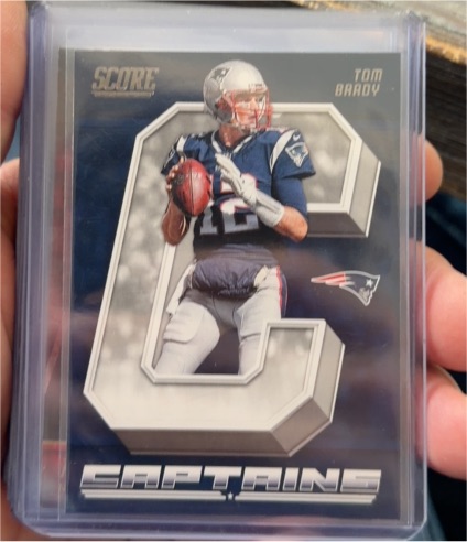 2018 Panini Score Captains #18 Tom Brady — front
