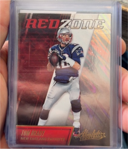 2016 Panini Absolute #24 Tom Brady Red Zone — front