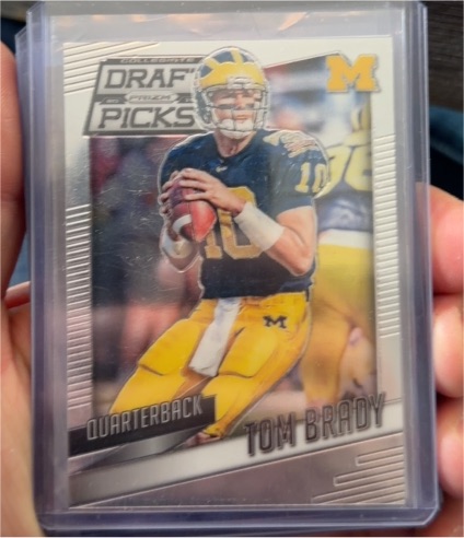 2015 Panini Prizm Collegiate Draft Picks #96 Tom Brady — front