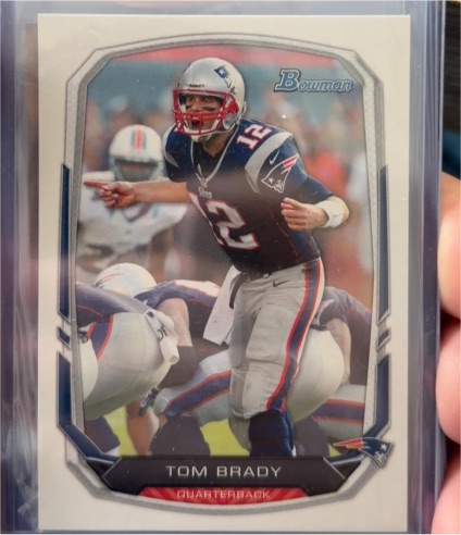 2013 Bowman #50 Tom Brady — front