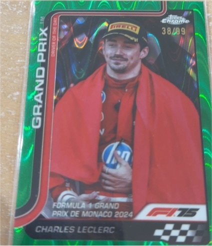 2024 Topps Chrome Formula 1 #38 Charles Leclerc — front