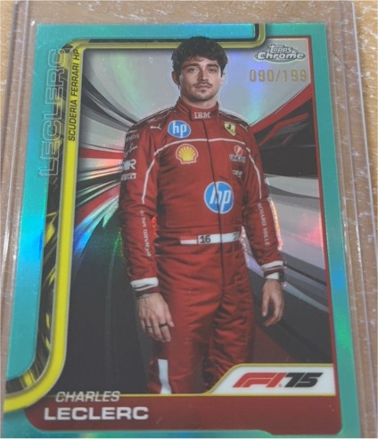 2025 Topps Chrome Formula 1 #3 Charles Leclerc — front