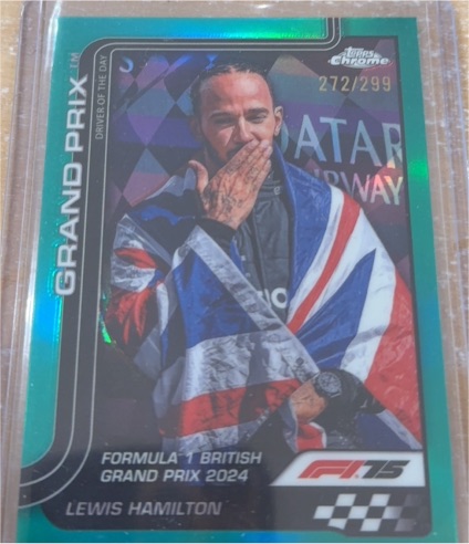 2025 Topps Chrome F1 #272 Lewis Hamilton — front