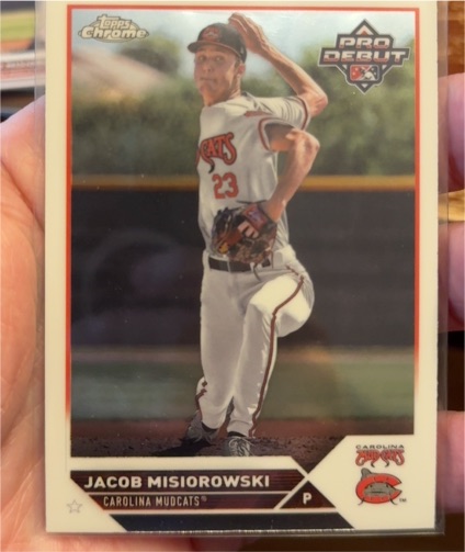 2023 Topps Pro Debut Chrome #PDC-72 Jacob Misiorowski — front