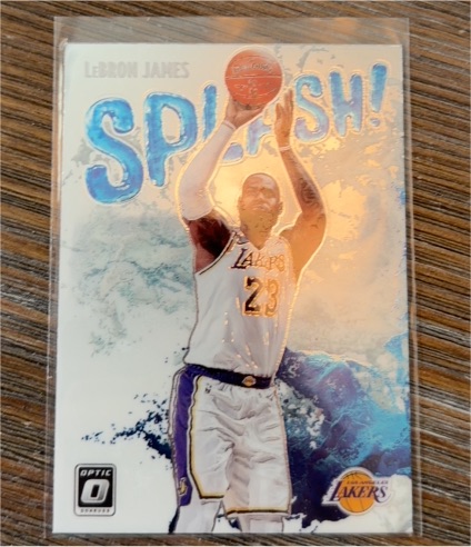 2021-22 Panini Donruss Optic Splash! #11 LeBron James — front