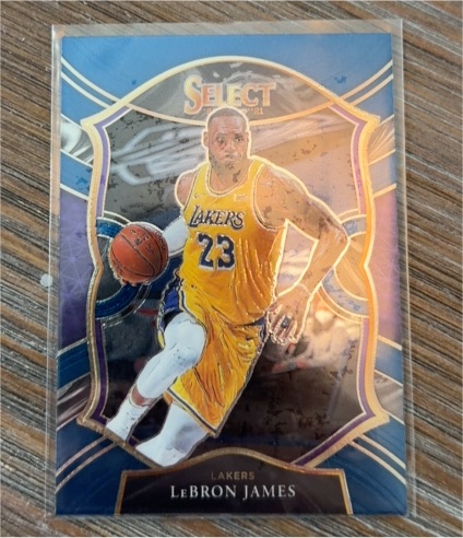 2020-21 Panini Select #23 LeBron James — front