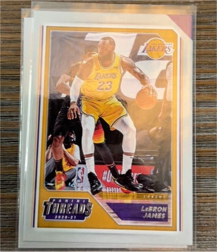 2020-21 Panini Chronicles Threads #85 LeBron James — front