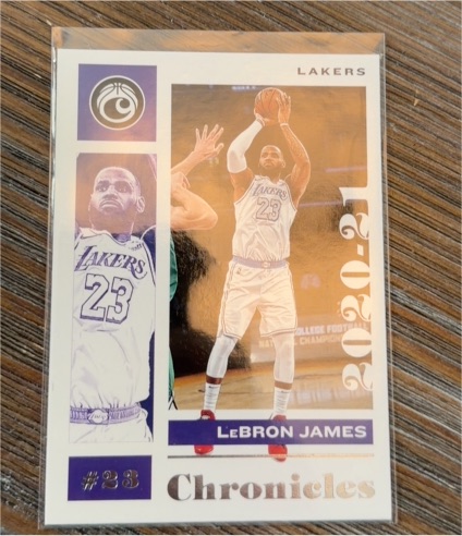 2020-21 Panini Chronicles #46 LeBron James Los Angeles Lakers — front
