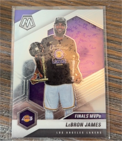 2020-21 Panini Mosaic #297 LeBron James Finals MVPs — front