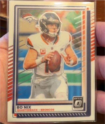 2025 Panini Donruss Optic #31 Bo Nix — front