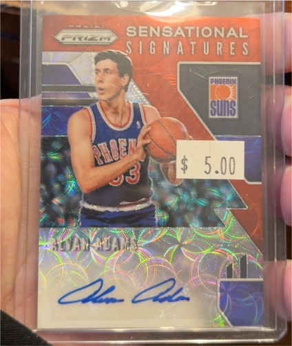 2019-20 Panini Prizm Sensational Signatures #SS-AAD Alvan Adams — front