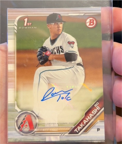 2019 Bowman Prospect Autographs #PA-BT Bo Takahashi — front