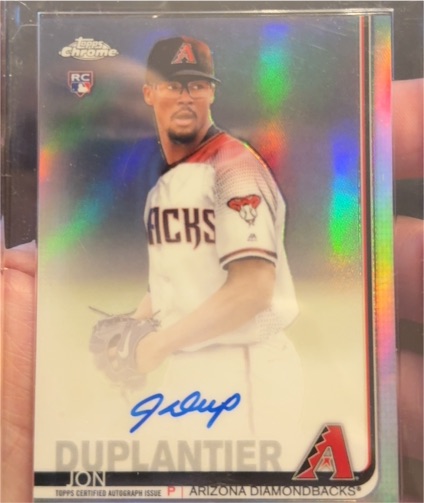 2019 Topps Chrome Rookie Autographs #RA-JD Jon Duplantier — front