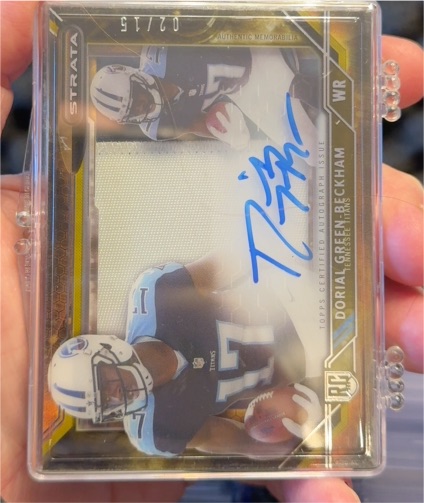 2015 Topps Strata #20 Dorial Green-Beckham Rookie — front