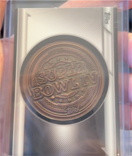 2015 Topps NFL Super Bowl Coins Super Bowl IV #NFLSBC-4 — front