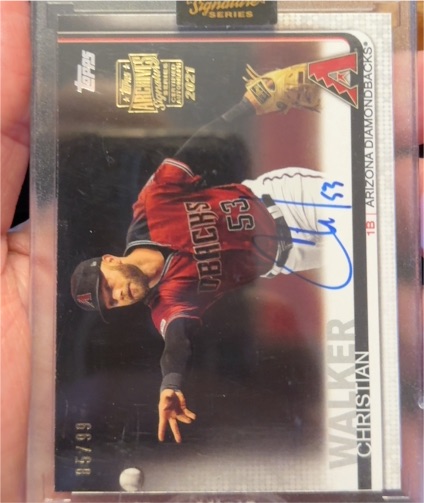 2019 Topps #US18 Christian Walker — front