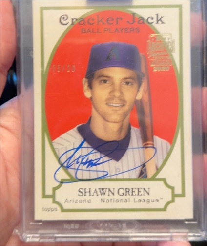 2005 Topps Cracker Jack #72 Shawn Green — front