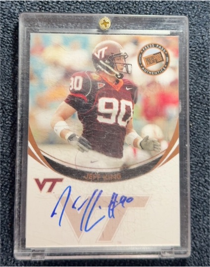 2006 Press Pass Autographs Bronze #37 Jeff King — front