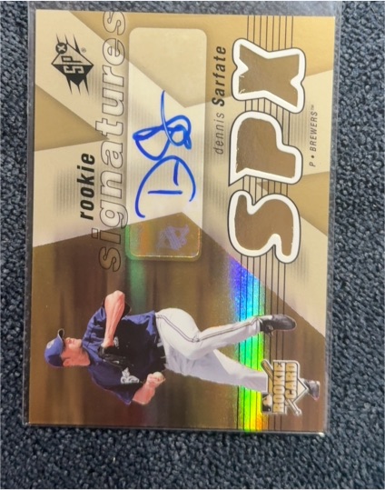 2007 Upper Deck SPx #114 Dennis Sarfate Rookie Signatures Autograph — front