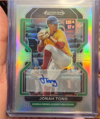 2022 Panini Prizm Draft Picks #PDP209 Jonah Tong — front